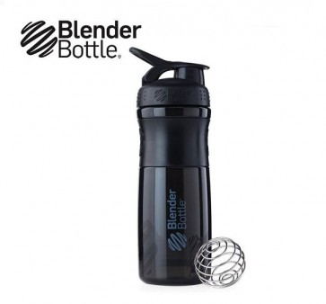 Blender bottle, sportmixer 820 ml, zwart