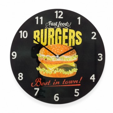 Burgers Wandklok, Burgers Clock, Klok, Wandklok, Burgers,