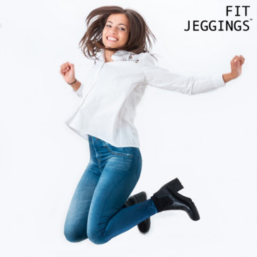 Fitjeggings Jeans-Print Slimfit Jegging