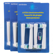 Soft Bristles Elektrische Tandenborstel Opzetborstels