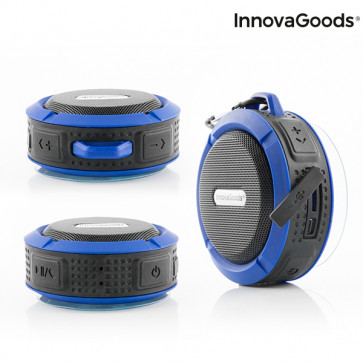 Innovagoods waterbestendige draagbare draadloze bluetooth luidspreker