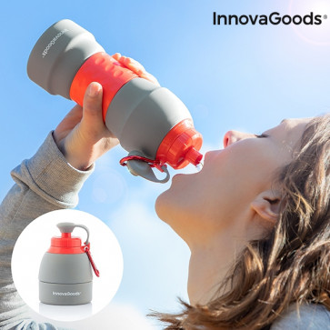 InnovaGoods Opvouwbare Siliconen Fles 580 ml