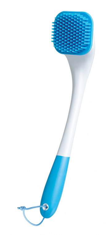 Ideaworks Long Reach Silicone Bath Brush -  Badborstel lang