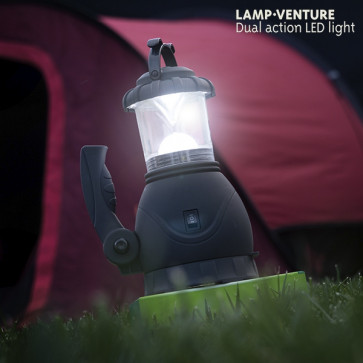 Lamp venture kampeerlicht met zaklamp