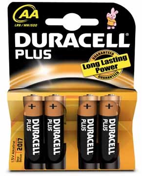 Duracell AA 4 stuks LR6/ MN1500