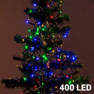 Kerstverlichting gekleurd 400 Leds