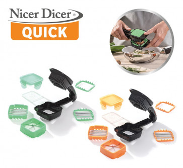 Nicer Dicer Quick set van 2! - 5-in-1 groentesnijmachine