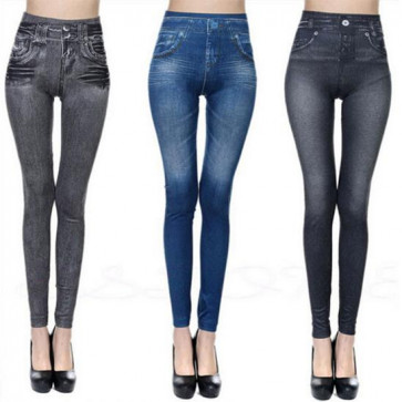 Slim Jeggings by Zlimmy S-M Blauw