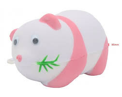 Squishy Toy Cute Lady Panda Roze