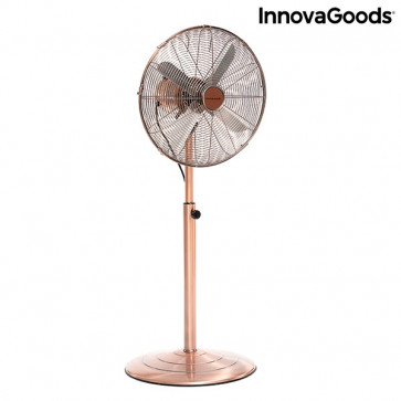 STAANDE VENTILATOR CHROME RETRO