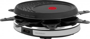Tefal Déco 8 Inox & Design RE1378 - Gourmetstel - 8 personen