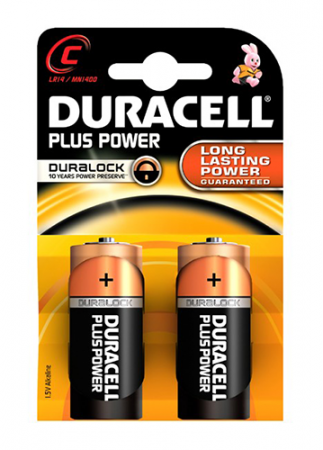 Duracell Plus Power Duralock 1,5v C LR14/ MN1400