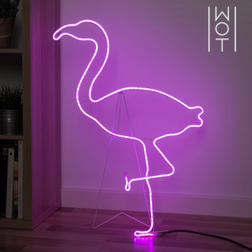 LED Flamingo Wagon Trend