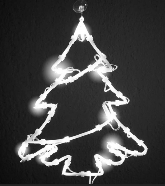 Kerst raamverlichting Kerstboom nu verkrijgbaar bij Bekendvanpc.nl