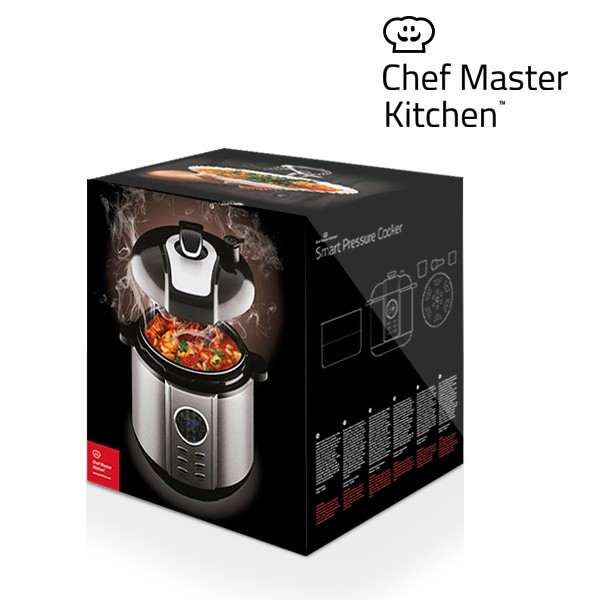 Chef Master Kitchen Smart Pressure Cooker Snelkookpan nu verkrijgbaar bij Bekendvanpc.nl