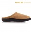 relax gel slippers beige
