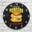 Burgers Wandklok, Burgers Clock, Klok, Wandklok, Burgers,