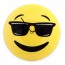 Cool Emoticon Wandklok, Wandklok, Emoticon, Cool, Smiley,