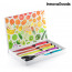 InnovaGoods Swiss•Q Fashion set keramische messen en schaar (6 stuks) in etui
