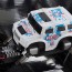 SUV Racer Monster Truck Bestuurbare Auto wit blauw